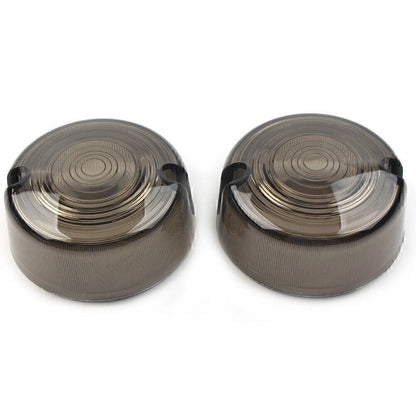 SmokenTurn Signal Lens Cover for Harley Dyna FXD FXR Sportster XLH 883 1200 FXST