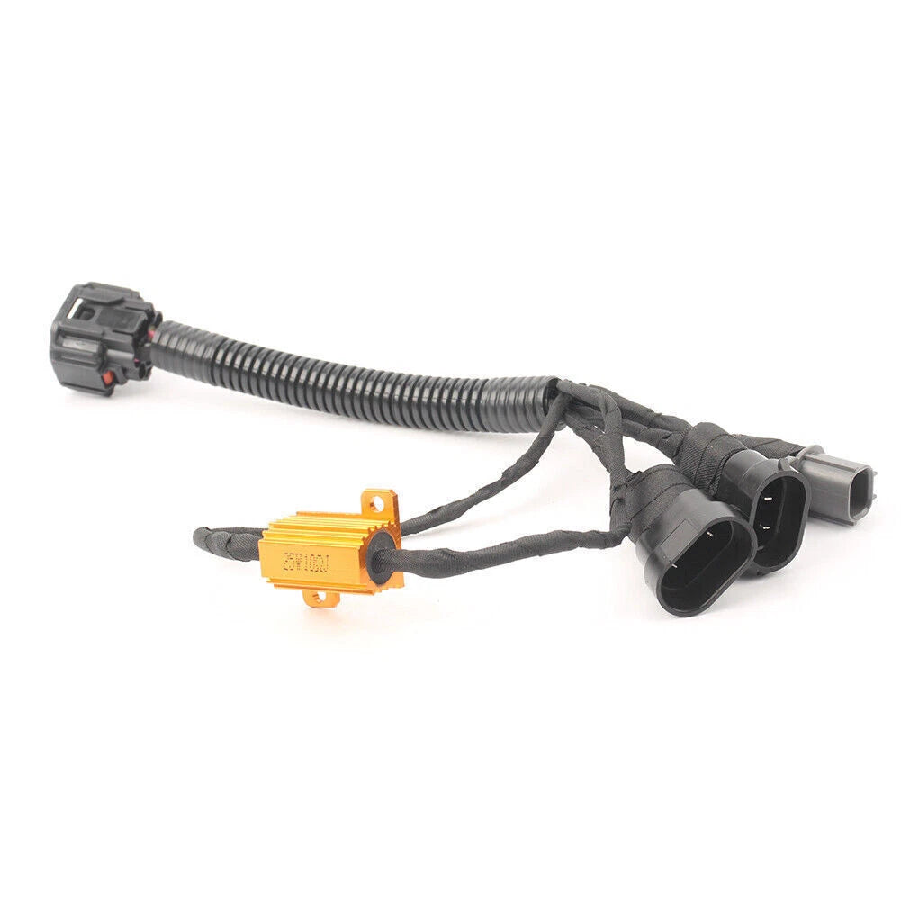 For Honda Civic Touring Type R LED Headlight Adapter Harness Halogen Touring US
