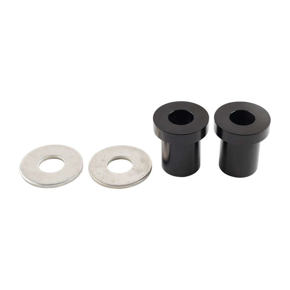 CNC Solid Handlebar Riser Bushings For Harley Touring Road King Softail Black