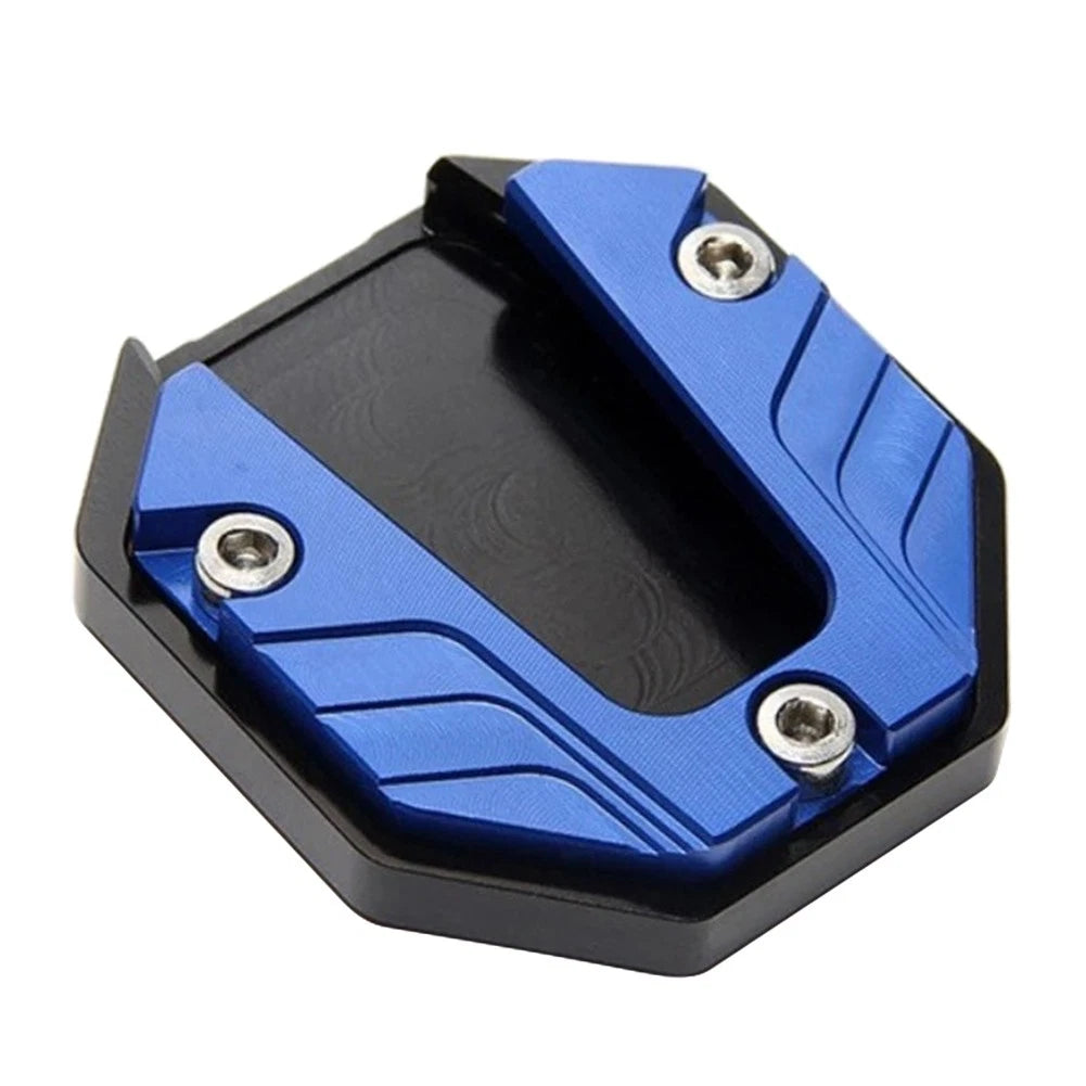 Kickstand Extender Foot Side Stand Extension Pad Support Plate Motorcycle Blue
