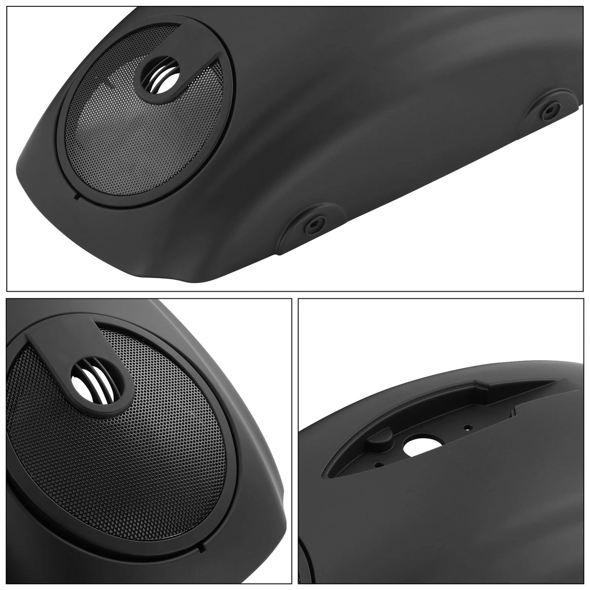 Matte Hard Saddlebag Lids 6.5'' Speaker Cutout Fit For Indian 16-23 Springfield