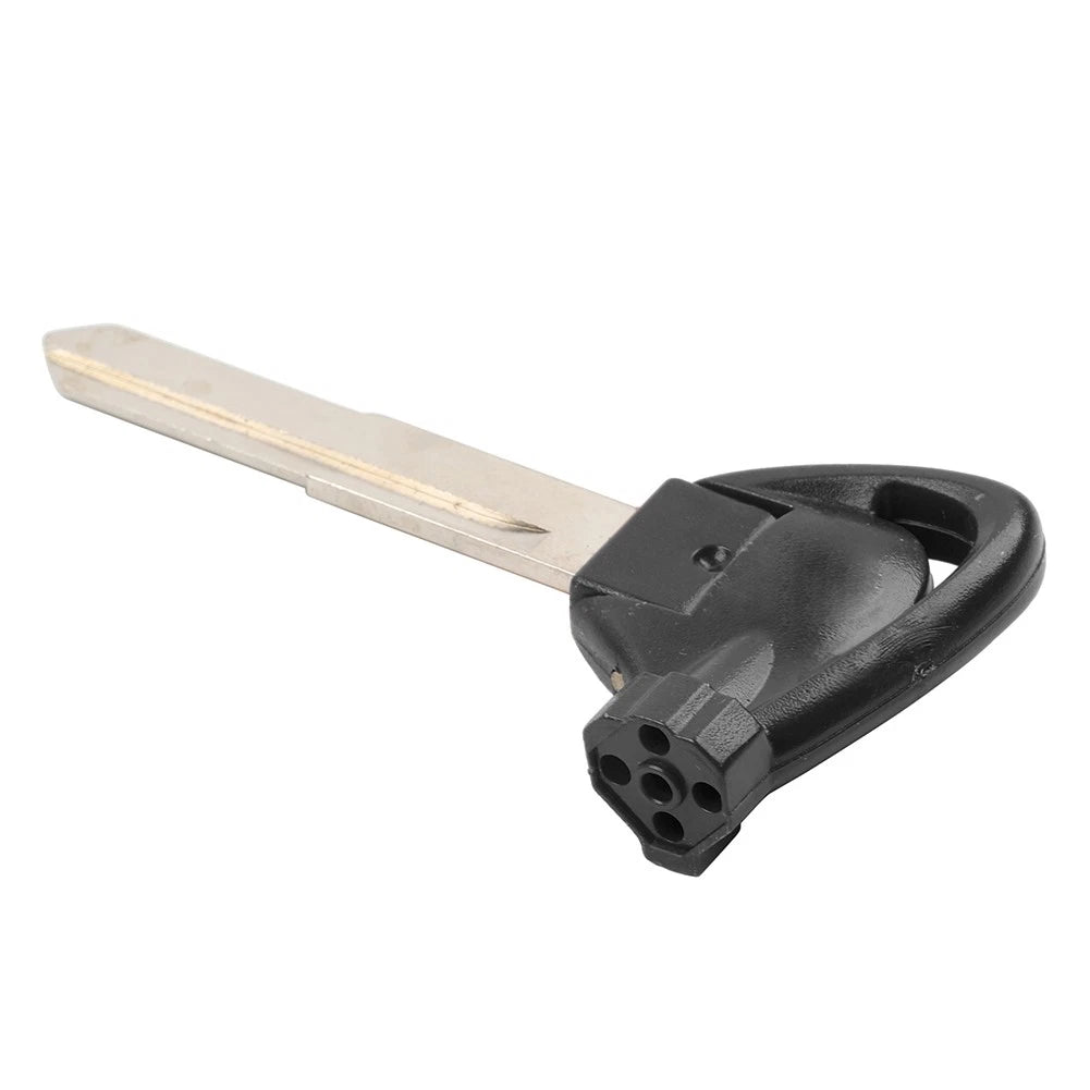 Left Ignition Key Blank Uncut Blade Black For Yamaha Motorbike Scooter