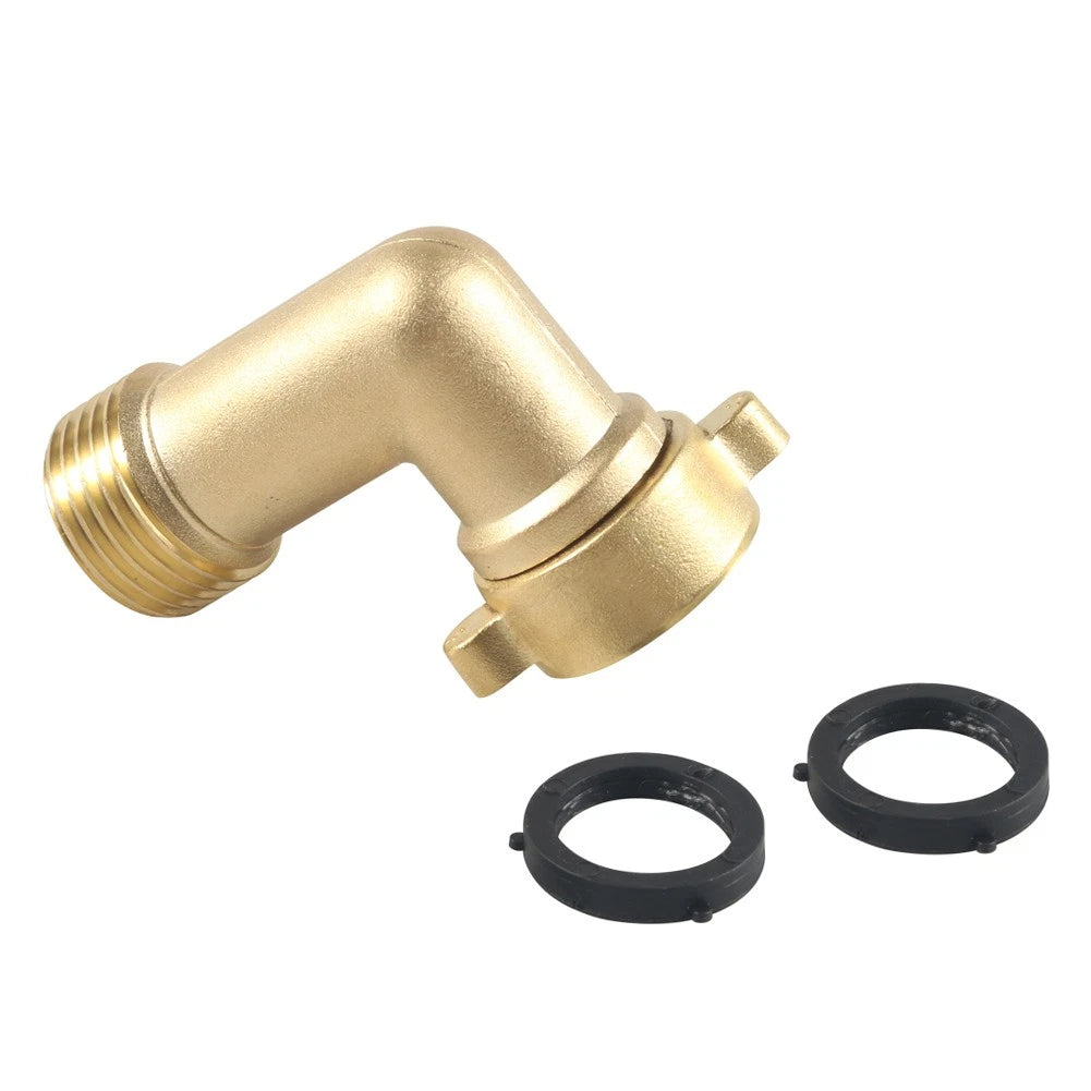 Garden Hose Extension Protector 90° Elbow Swivel Garden Hose Connector Adapter