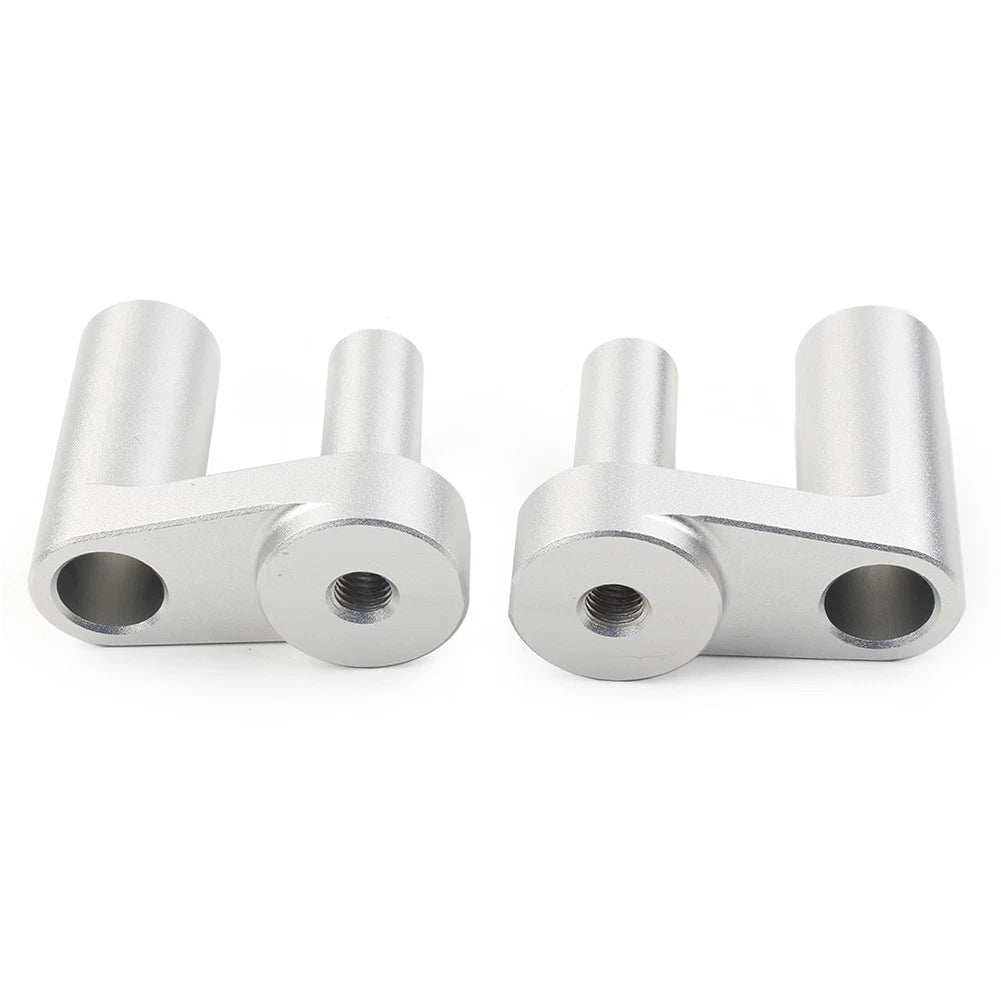 Silver Handlebar Riser Kit Back Move Mount Clamp For BMW R1200RT R1250RT 2014-20