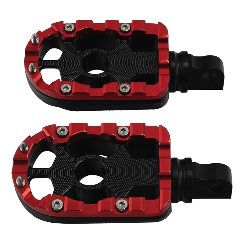 10mm Passenger Foot Pegs Footrest Fit For Harley Touring Street Road Glide King