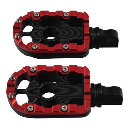 10mm Passenger Foot Pegs Footrest Fit For Harley Touring Street Road Glide King