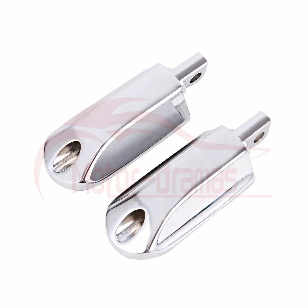 Pair Male Mount Foot Pegs Footrests For Harley Touring Sportster Softail Dyna US
