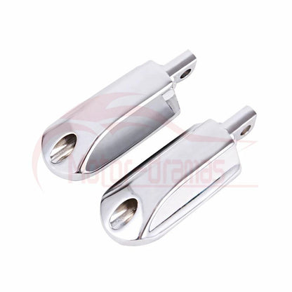 Pair Male Mount Foot Pegs Footrests For Harley Touring Sportster Softail Dyna US