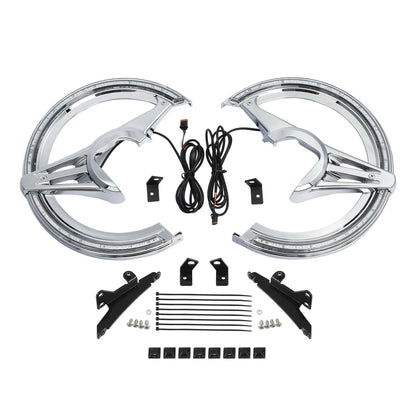 Brake Rotor Covers w/ LED Light Fit For Honda Goldwing 1800 GL1800 2018-2026 19