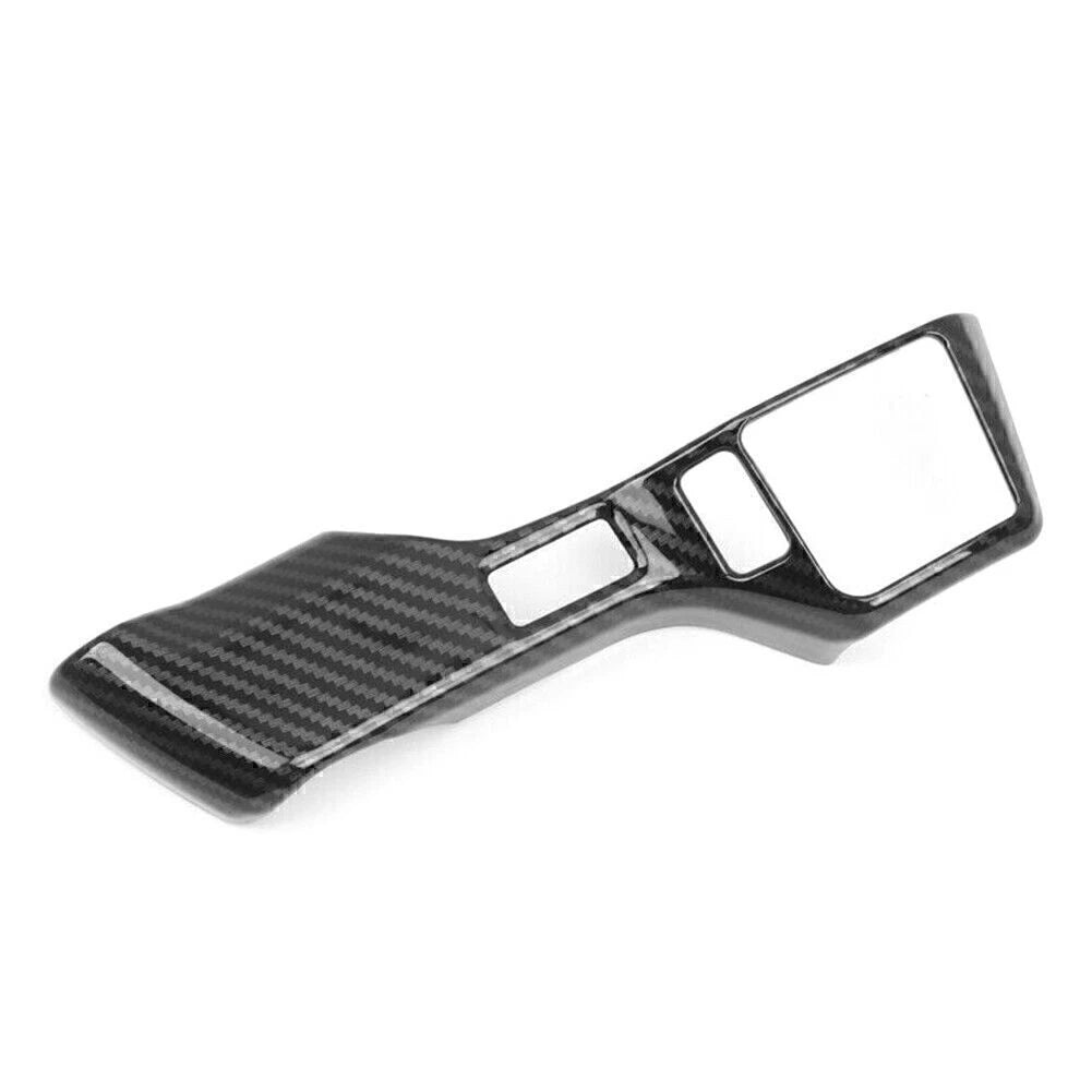 2* Steering Wheel Button Cover Trim Carbon Fiber Black For Toyota Tacoma 2016-19