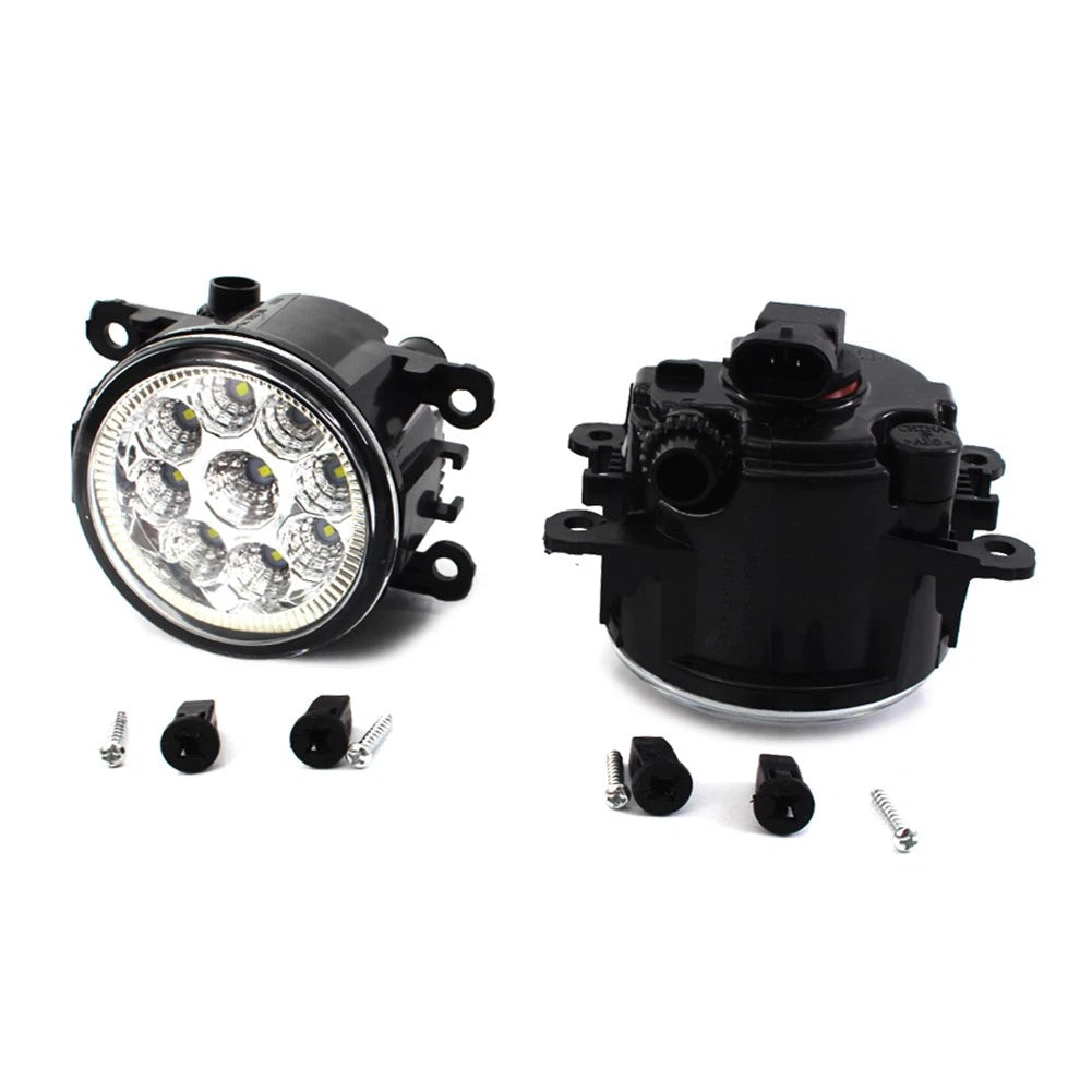 Pair Fog Light Daytime Running Driving Light For Ford C-MAX Fiesta Focus Transit
