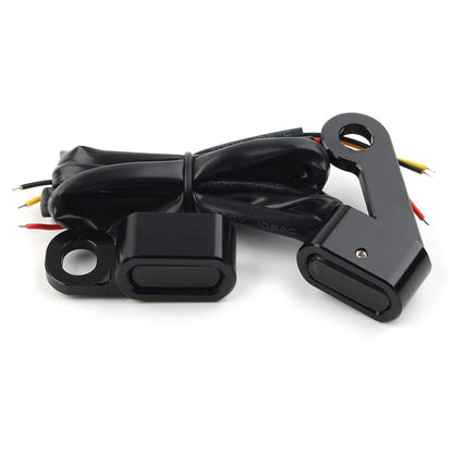 Motor Mini LED Turn Signal Light For Harley 2004-2021 Sportster 883 1200 Black