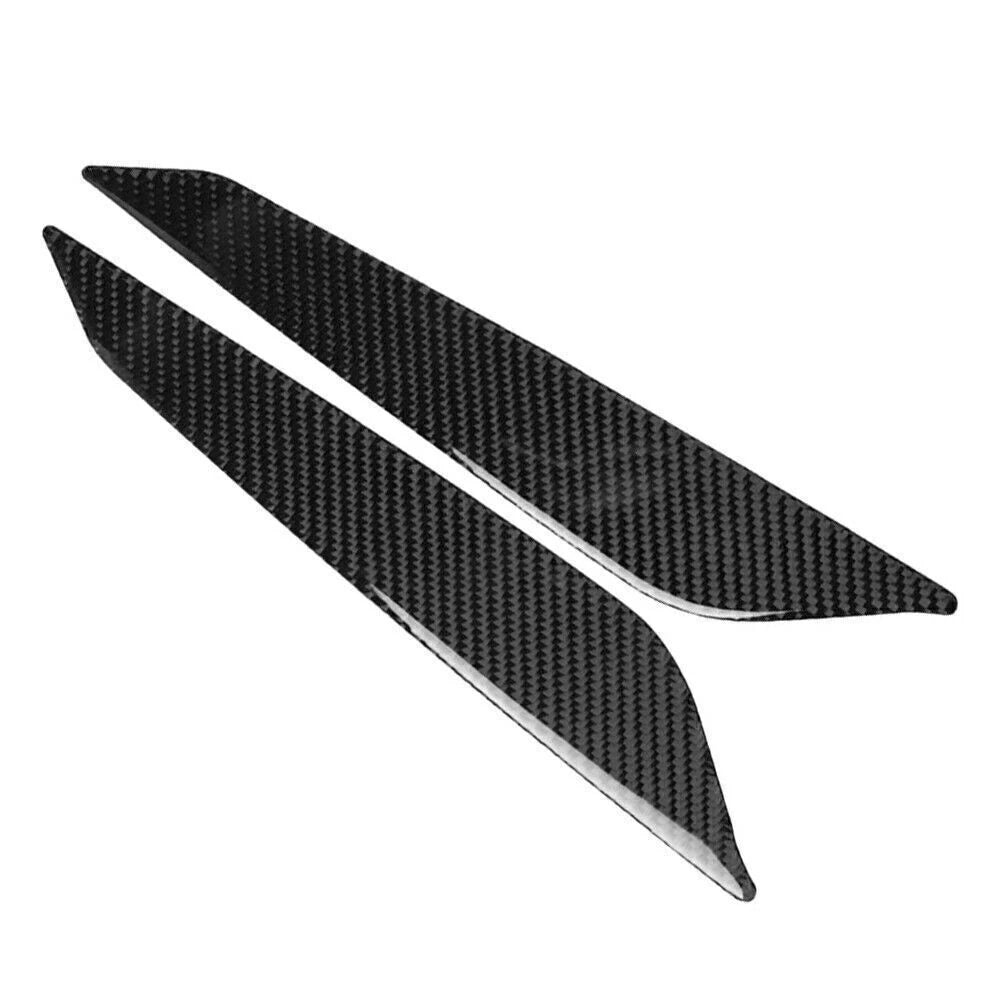 Interior Gear Shift Side Panel Cover Trim Carbon Fiber For Audi A4 B9 2017-2020