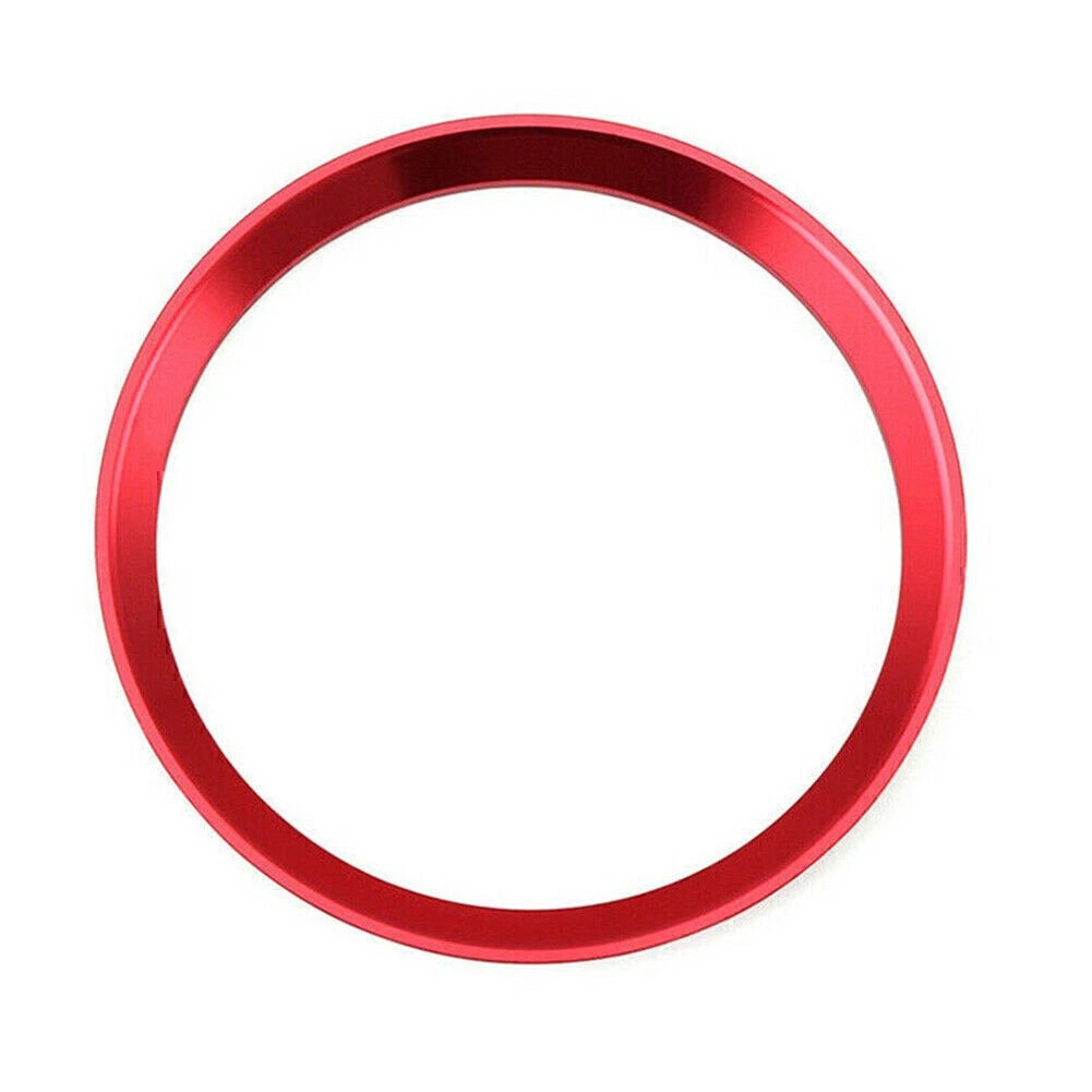 Steering Wheel Center Decor Ring Logo Trim For Mercedes Benz C E CLA GLA Red US