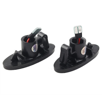 2pcs LED Side Marker Turn Signal Blinker Light For Nissan Qashqai Juke Xtrail