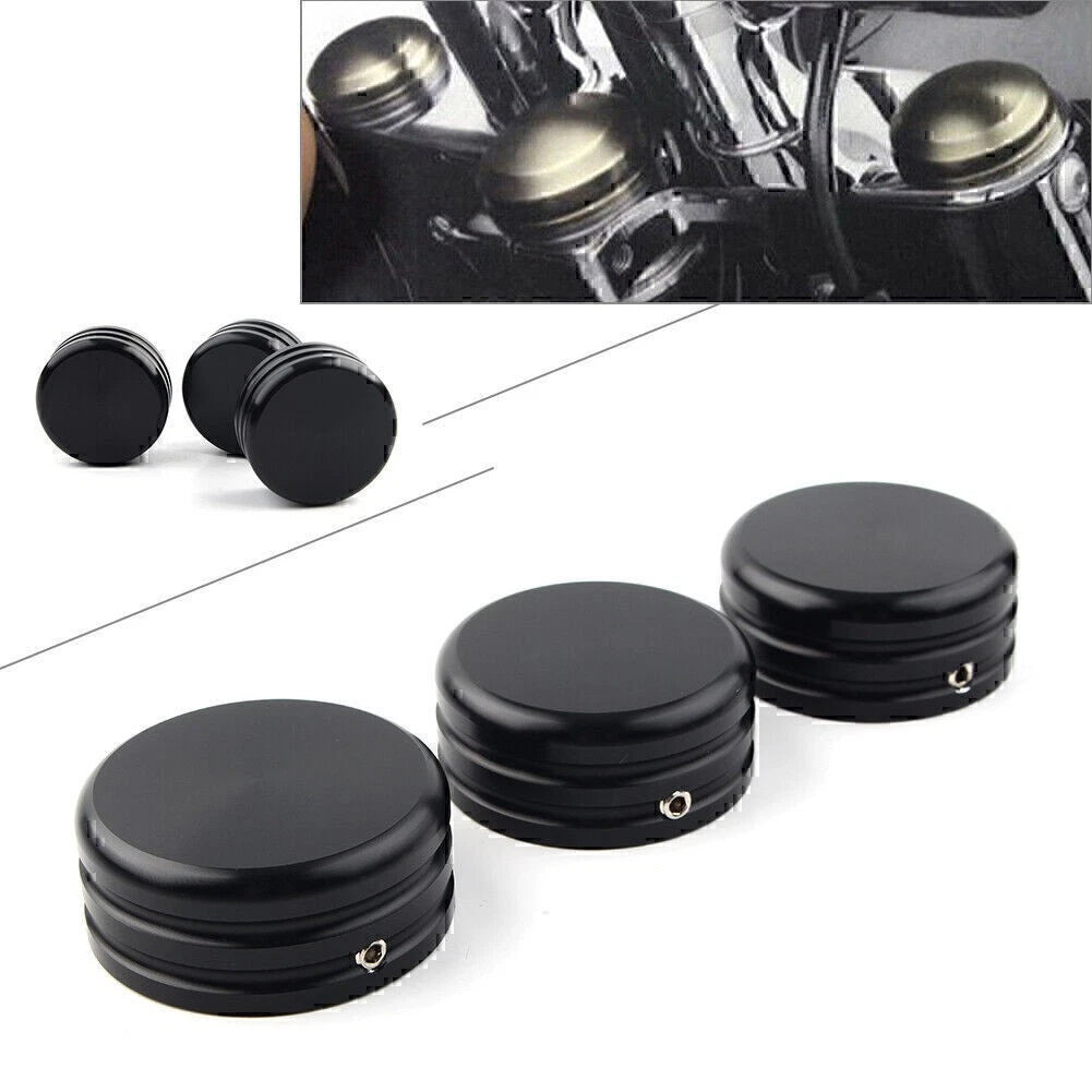 Motorcycle Upper Fork Stem Nut Cover for Harley  Sportster 883 Iron Low XL883L