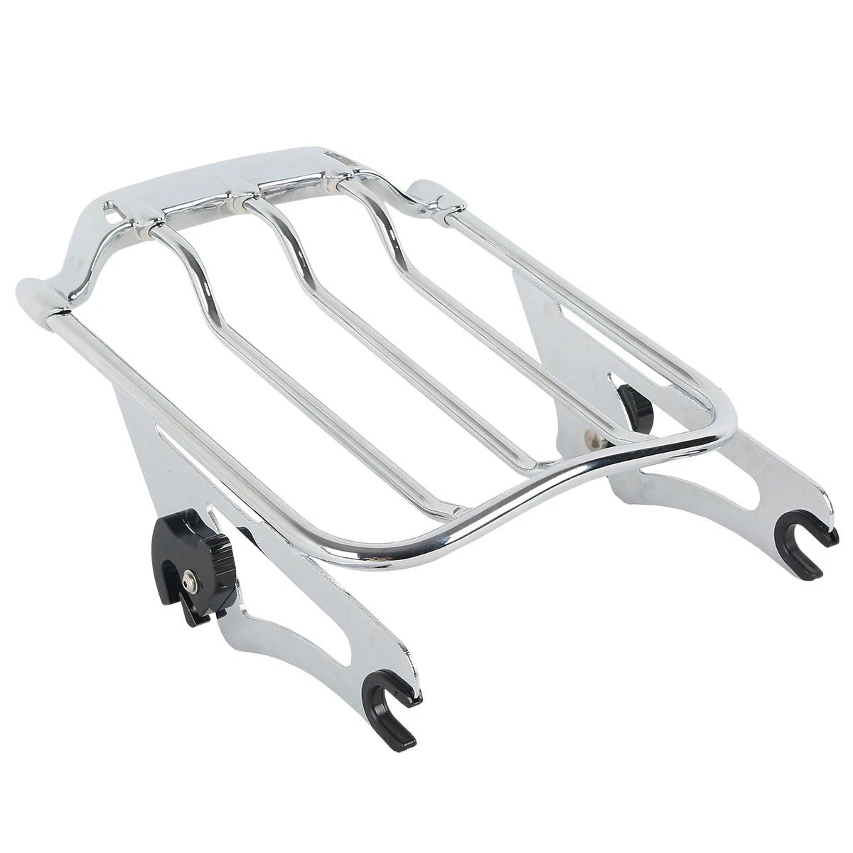 Sissy Bar Passenger Backrest Luggage Rack For Harley Electra Street Glide 09-Up