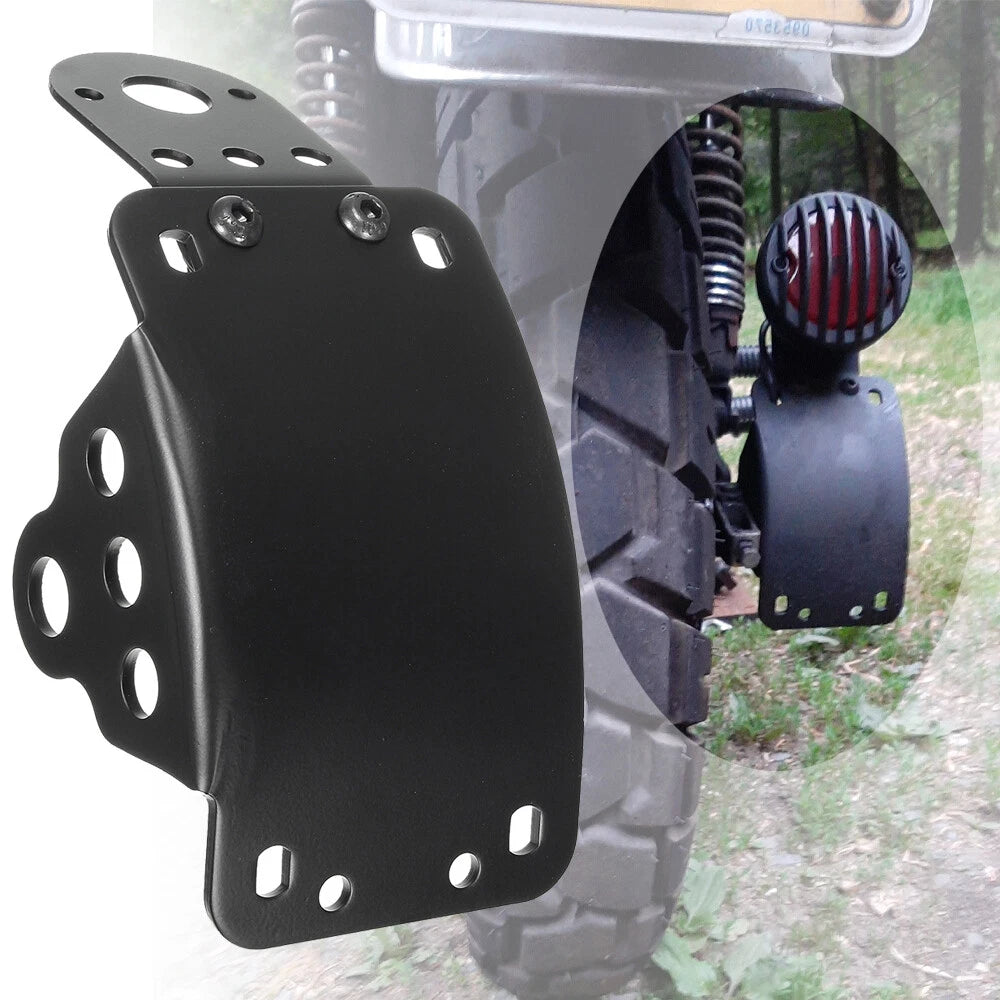 Motorcycle Side Mounts License Plate Bracket Tail Light Holder for Harley Bobber