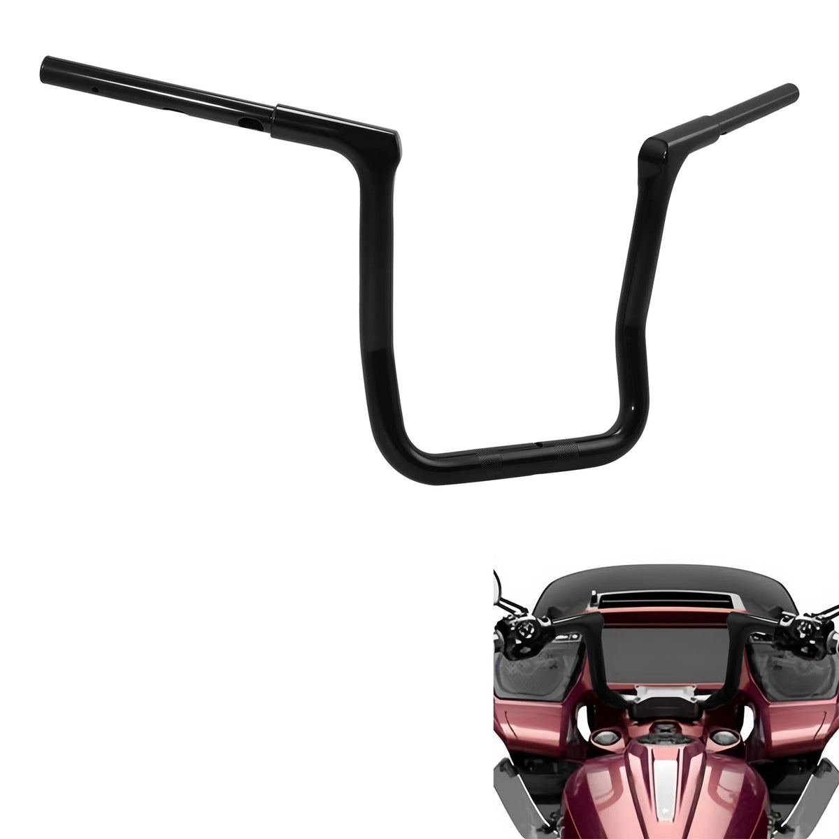 12'' Rise Ape Hanger Handlebar Fit For Harley CVO Road Glide ST FLTRXSTSE 24-25