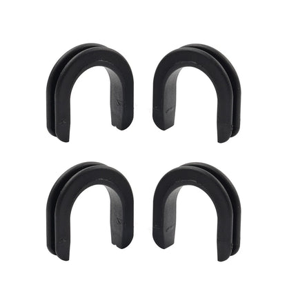 2 Pair 52682-09 Sissy Bar Luggage Rack Side Mounting Grommet For Harley Models
