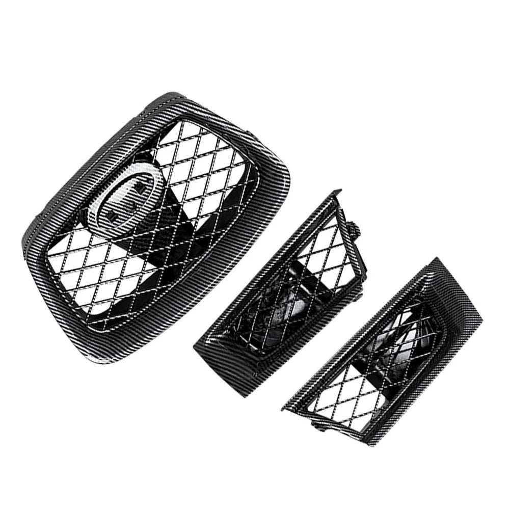 Front Bumper Upper Hood Kidney Grille For Subaru Impreza 9th WRX STI 2006-2007