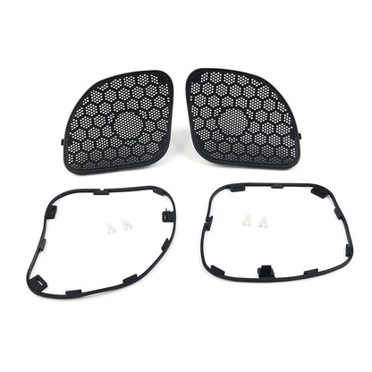 Front Fairing Speakers Mesh Cover Fit Harley Touring Road Glide FLTRX 2015-2023