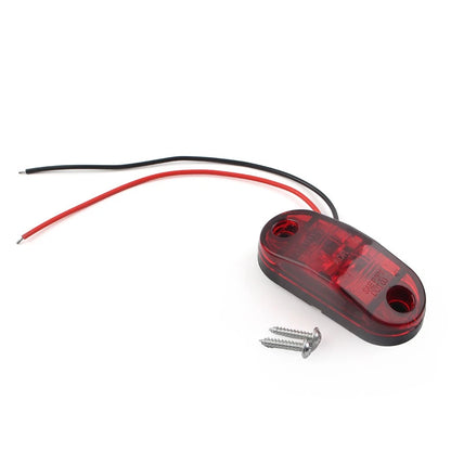 2 SMD LED Side Marker Light Identification Light For Truck Trailer RV SUV Red