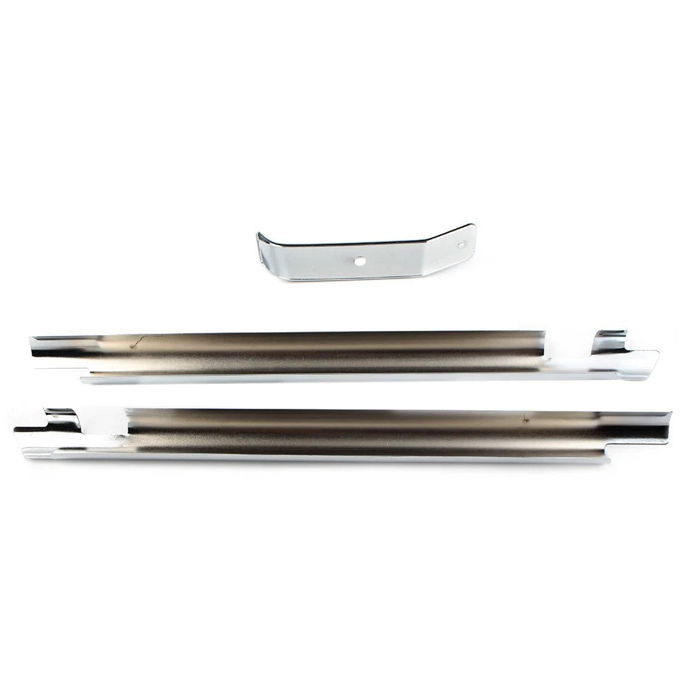 Pair Chrome Down Tube Frame Covers Accent Trim For Harley Softail Twin Cam 00-06