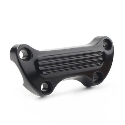 For Harley Sportster Softail Dyna 1" Handlebar Riser Top Clamp Cover Black