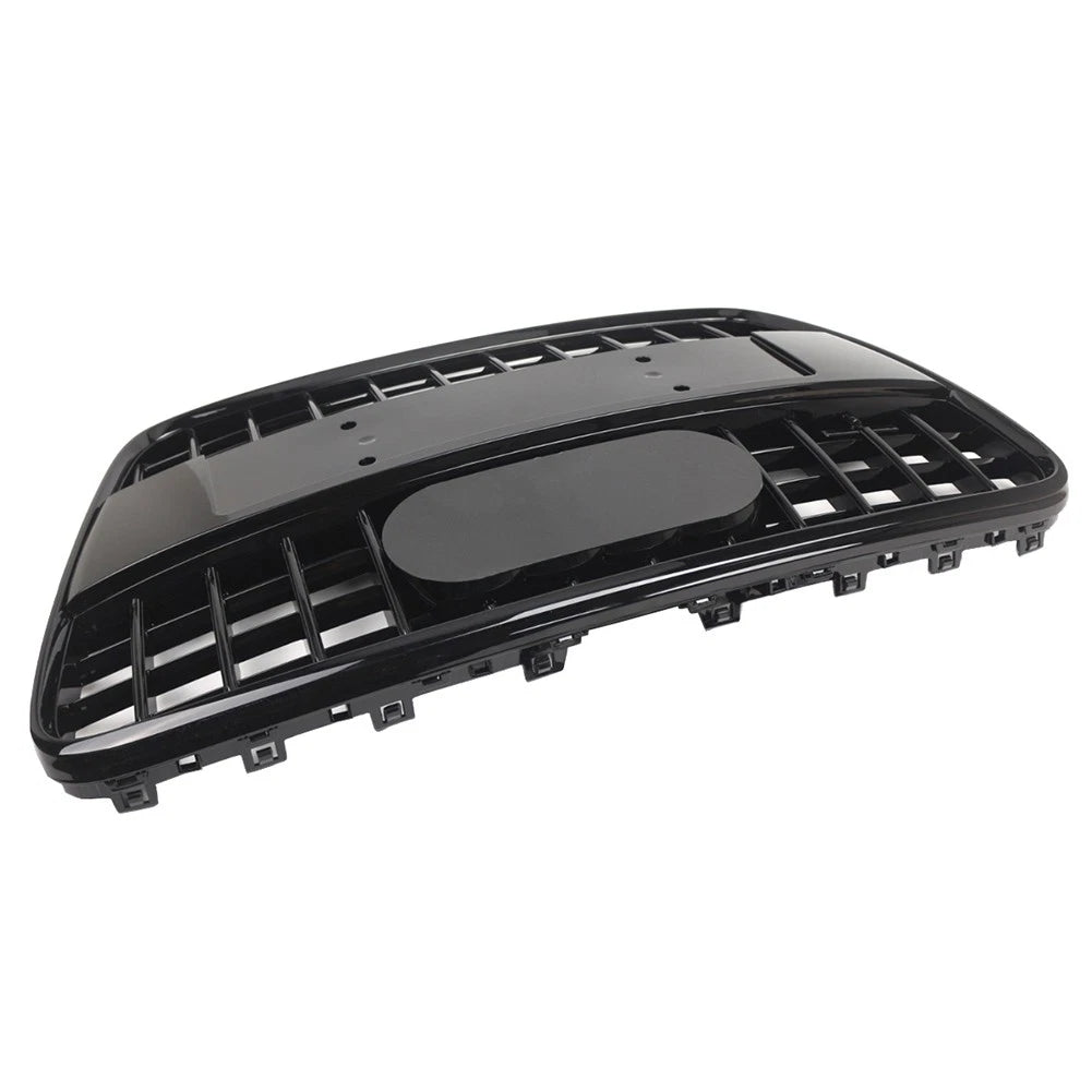 1 Piece Front Bumper Radiator Vent Grille For Audi Q7 2005-2015 Glossy Black