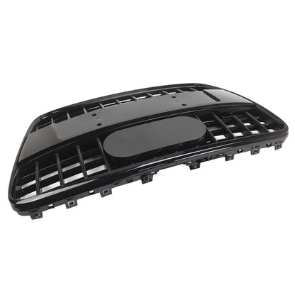 1 Piece Front Bumper Radiator Vent Grille For Audi Q7 2005-2015 Glossy Black
