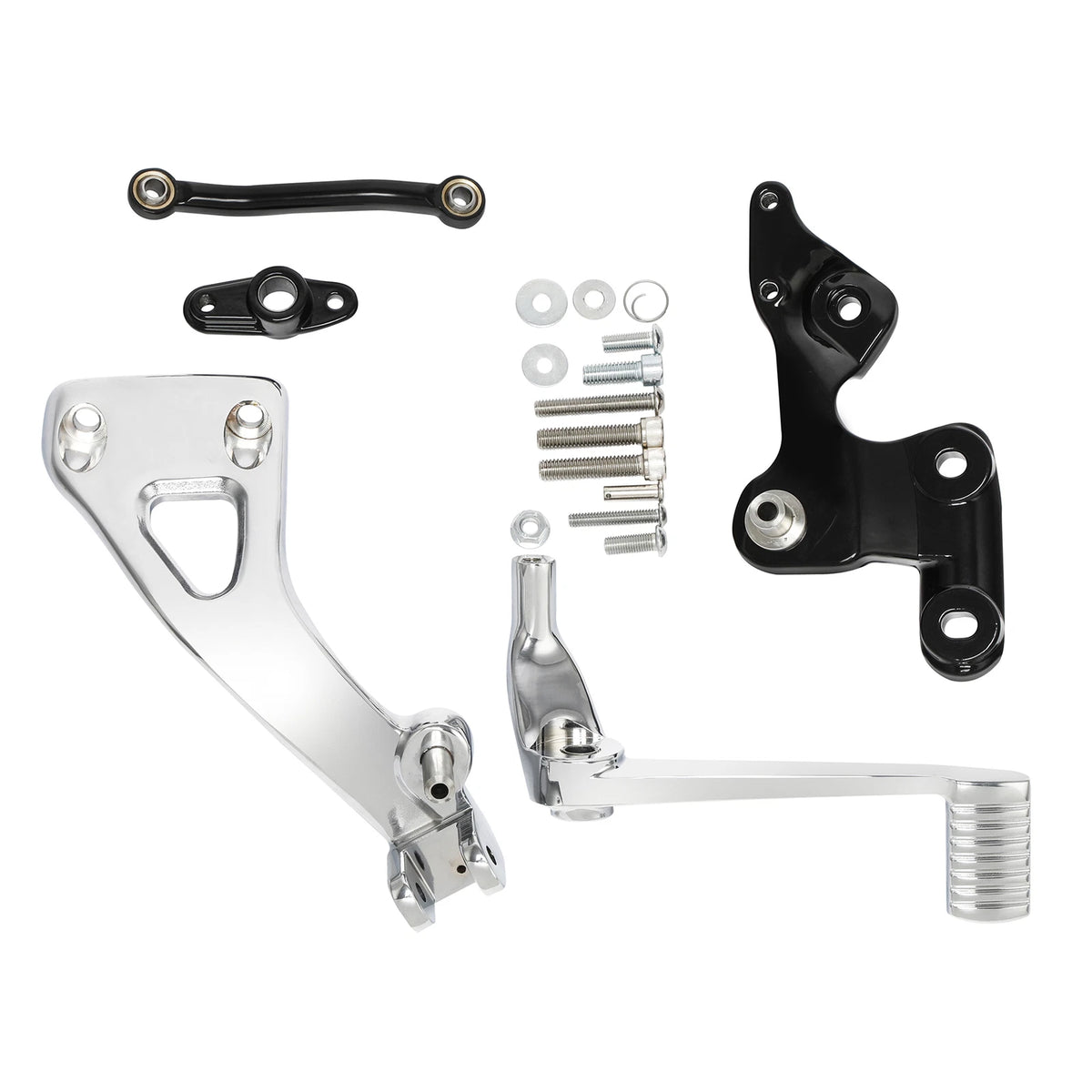 Mid Controls Shift Side Brake Side Set For Harley Sport Glide Fat Bob FXFB 18-Up