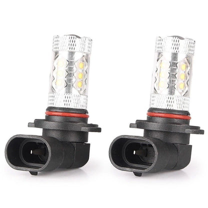 2x 80W 12V H10 High Power LED  6000K Super Fog Driving Lights Bulbs White US