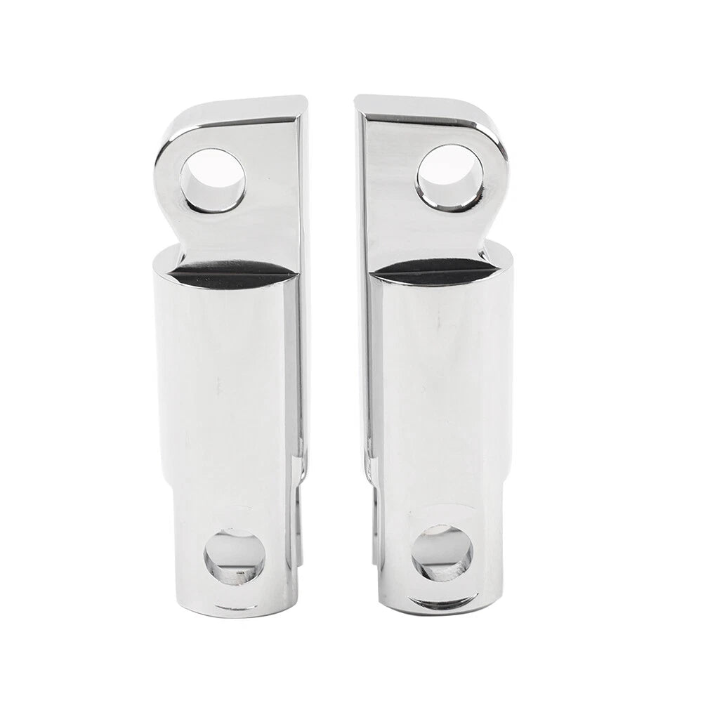 2x Male Mount Foot Peg Extensions For Harley Sportster Softail Dyna Touring Chro