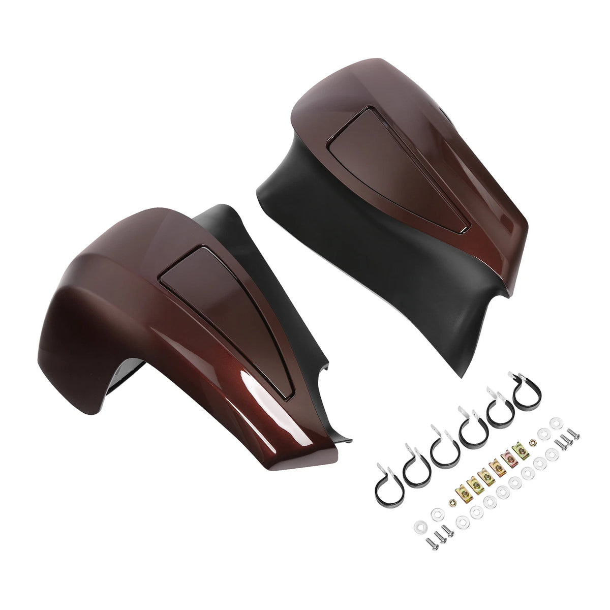 Lower Vented Fairings Fit For Indian Chieftain Roadmaster Dark Horse Dark Walnut