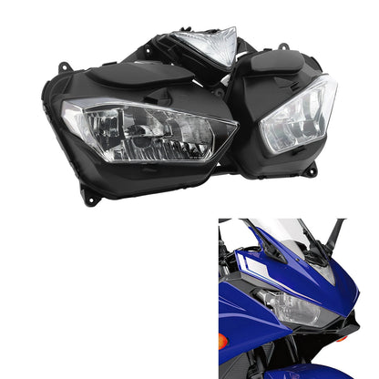 Front Headlight Light Lamp Assembly Fit For Yamaha YZF R3 YZF R25 2015-2018 2016