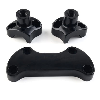 1.7 Handlebar Risers Top Clamp For Harley Dyna Softail Street Bob Sportster