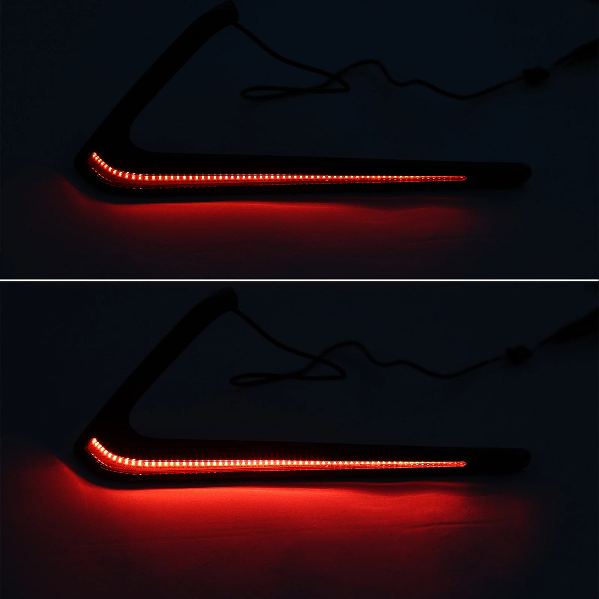 Gloss Black Saddlebags LED Brake Turn Light For Harley Low Rider ST FXLRST 22-24