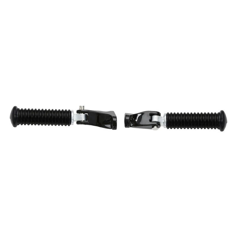 Black Passenger Footpeg Foot Pegs Mount For Harley Touring Electra Glide 1993-Up