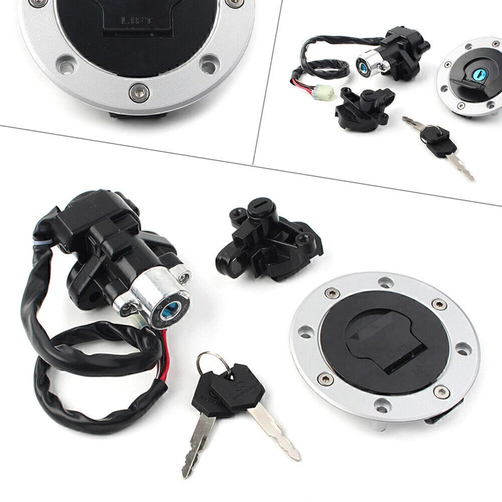 Ignition Switch+Fuel Gas Cap Lock+Key Set For Suzuki GSF600 GSF1200 Bandit 95-05