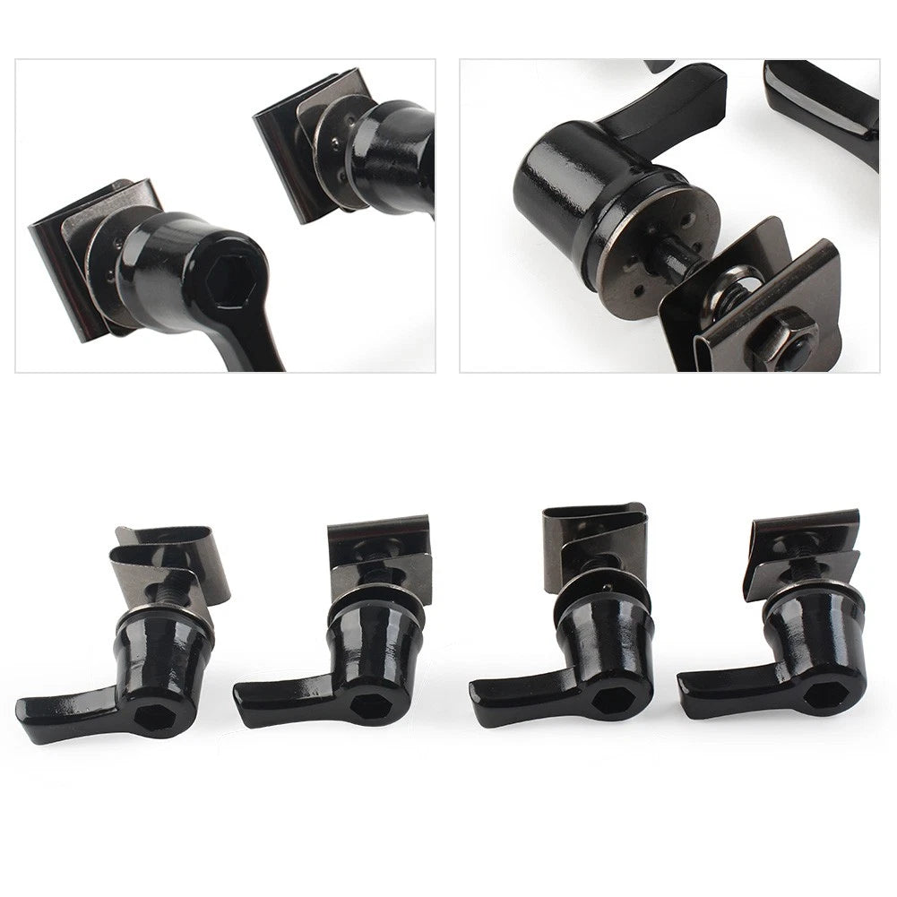 Saddlebag Lock Mounting Screw Kit Fit For Harley Touring Road Glide 93-23 Black