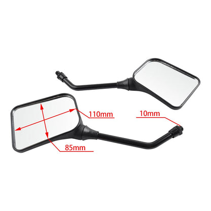 Rearview Side Mirrors Black For Suzuki Vinson 500 King Quad 300/400/500/750 ATV