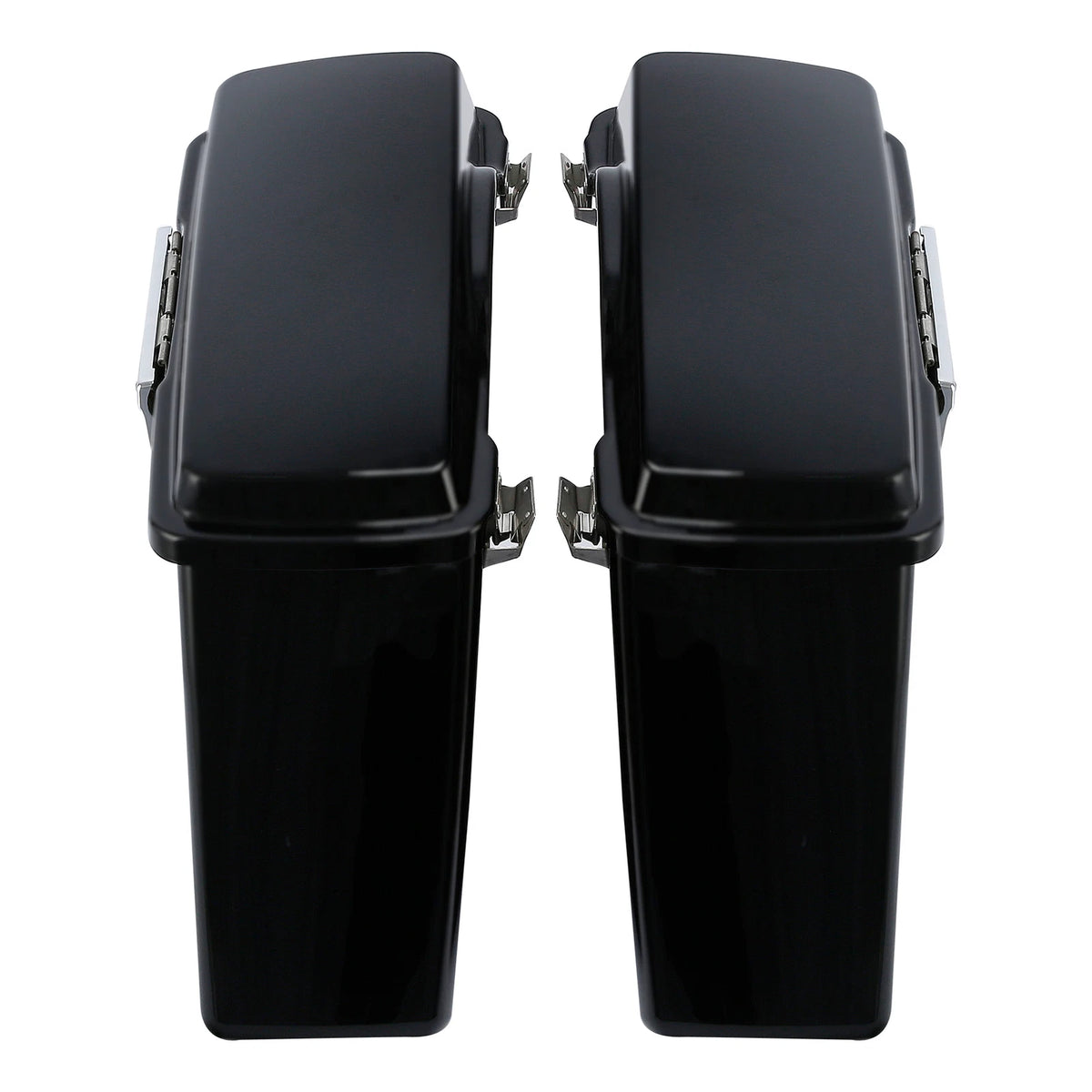 Matte Black Hard Saddle Bags Trunk Fit For Harley Touring Electra Glide 94-13 US