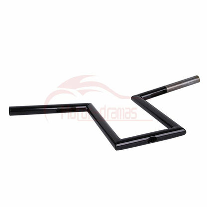 1" Z Bars Drag Handlebar Fit For Harley Bobber Softail Dyna Sportster Motorcycle