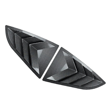Carbon ABS Rear Shutter Window Louver Cover For Toyota GR86 For Subaru BRZ 22-24