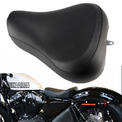 Front Driver Solo Seat For Harley Sportster 1200 883 Custom XL XR Hugger Deluxe