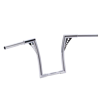 Chrome 16" Rise 1-1/4" Ape Hangers Handlebar For Harley Softail Sportster Custom
