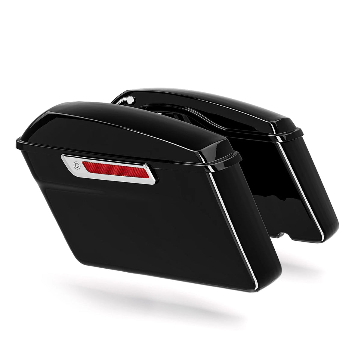 Vivid Hard Saddle Bags Trunk W/ Latch keys For Harley Electra Road Glide 2014-24