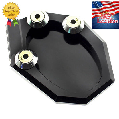 For Kawasaki KLX250 2009-2015 CNC Kickstand Sidestand Extension Footpads Foot