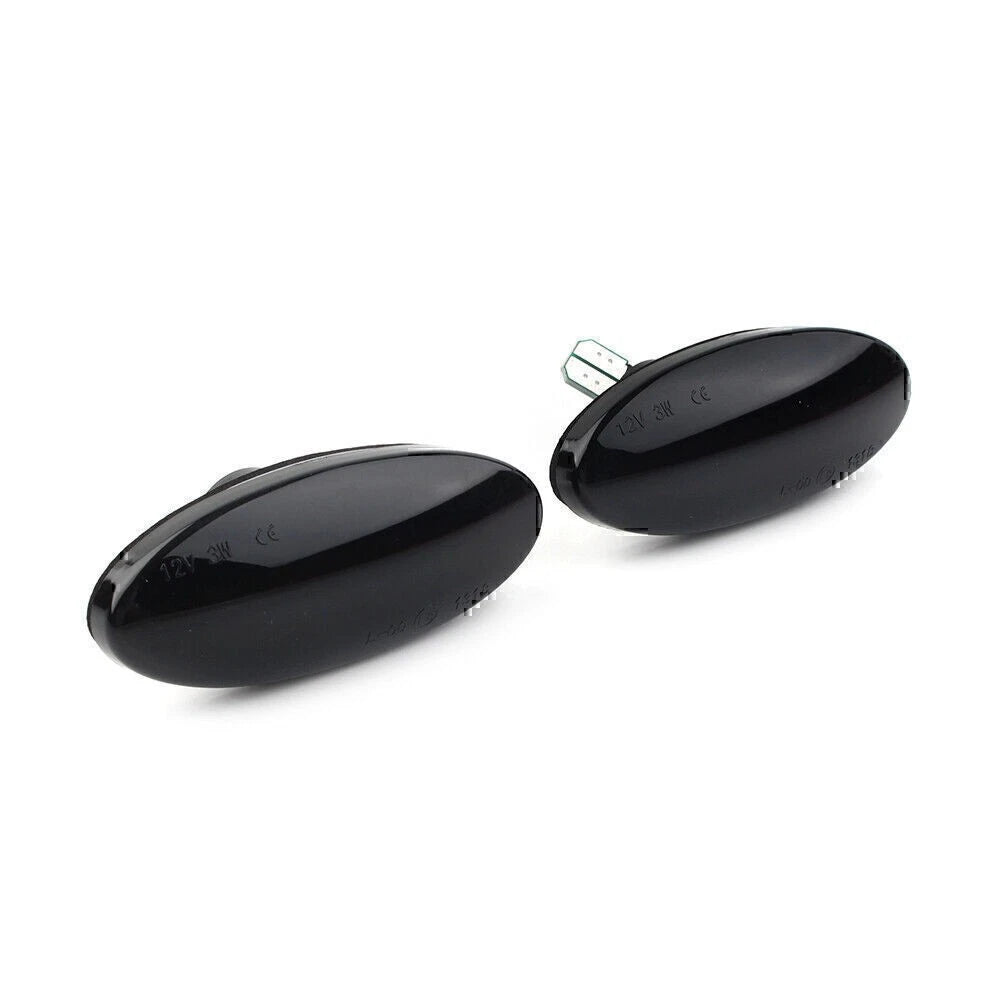 2pcs LED Side Marker Turn Signal Blinker Light For Nissan Qashqai Juke Xtrail